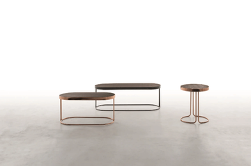 CORA - Round high side table by Tonin Casa - view 3